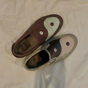 Size 10 Straye Yin/Yang Slip Ons!